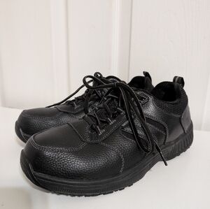 Orthofeet Mens Shoes 645 Pacific Palisades Orthotic Size 8.5 W Wide Black